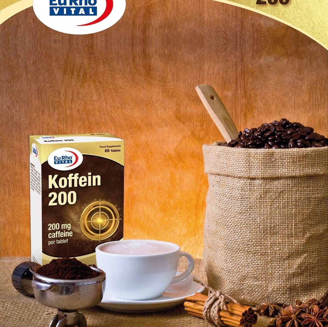 قرص کافئین یوروویتال Eurho Vital Kaffeinارسال به کل ایران رایگان