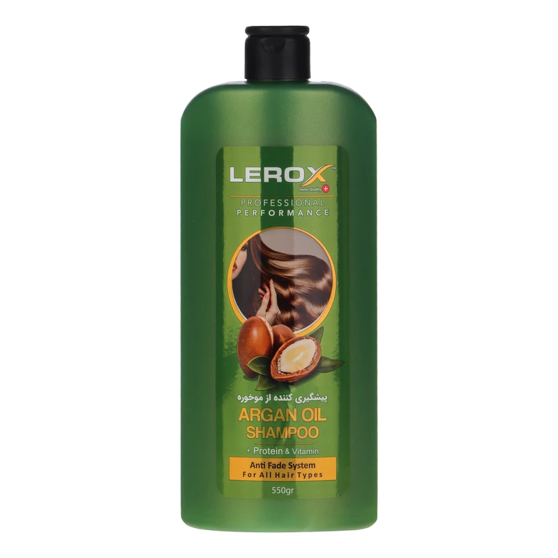 شامپو مو لروکس مدل ARGAN OIL پیشگیری از مو خوره وزن 550 گرم