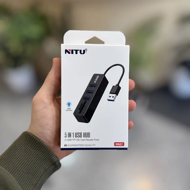 هاب 5 پورت USB 2.0 نیتو مدل NN27