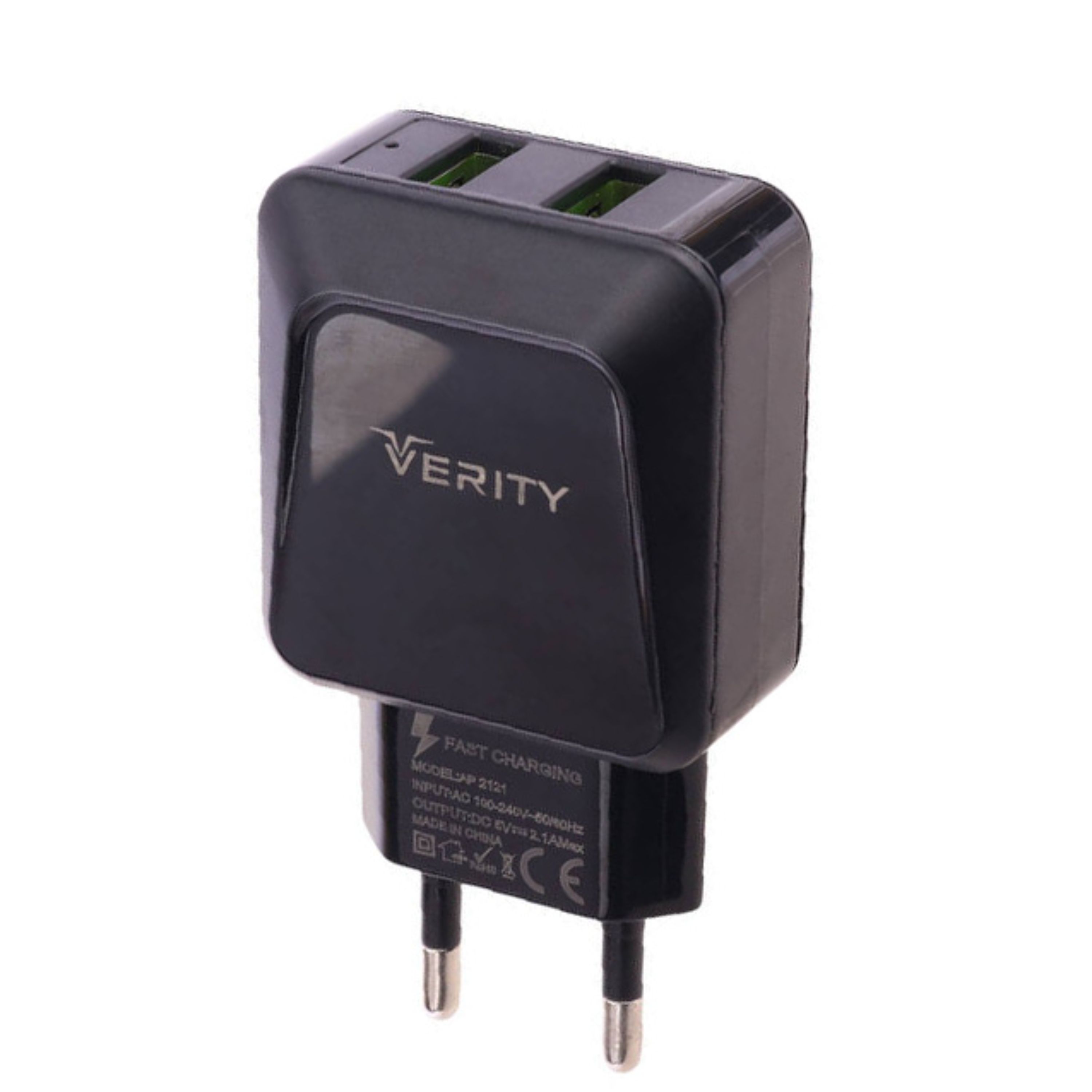 شارژر VERITY مدل 2121 فست شارژ به همراه کابل شارژ اورجینال