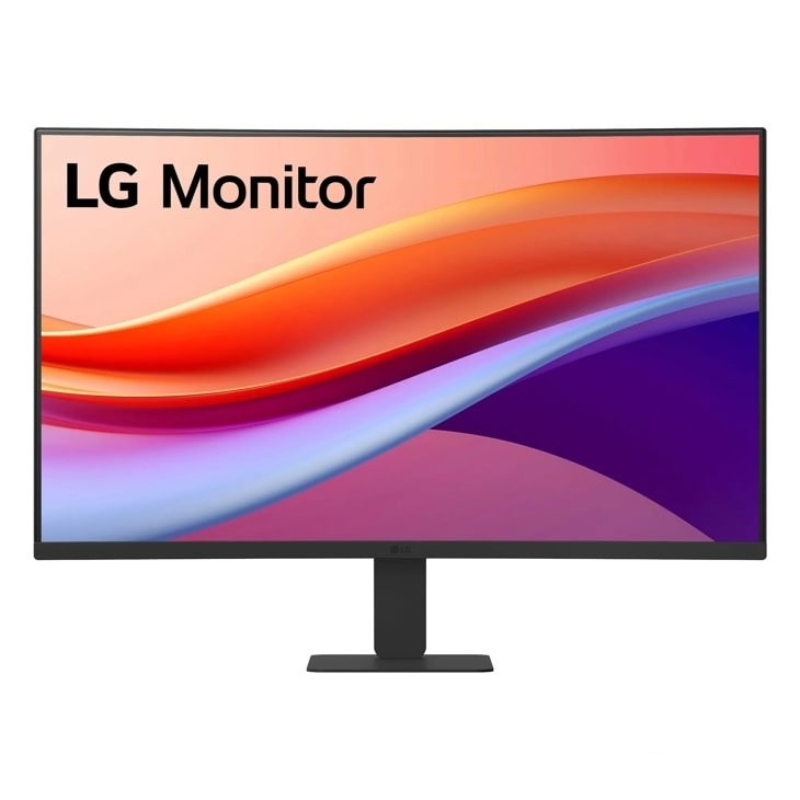 مانیتور خمیده 27 اینچ ال جی مدل 27U421 با وضوح Full HD پنل VA و نرخ به روزرسانی 100 هرتز