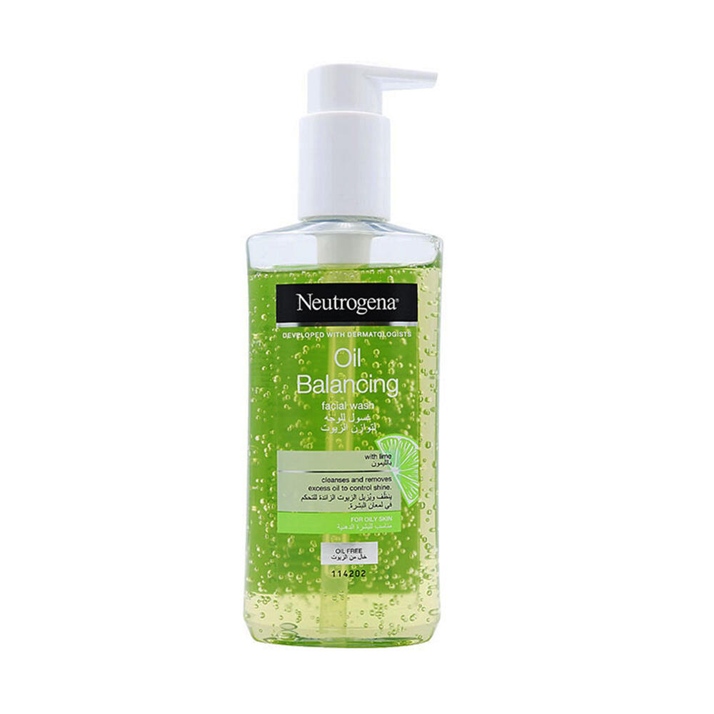 ژل شستشوی صورت لیمو و آلوئه ورا پوست چرب نوتروژینا (Neutrogena)