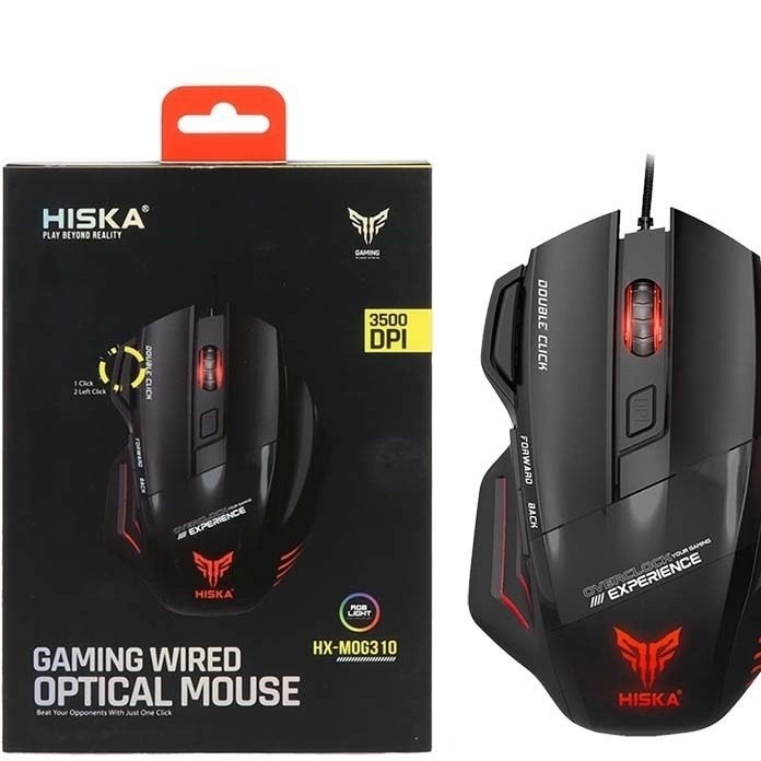 ماوس (موس گیمینگ) هیسکا HX-MOG310 با سیم (ارگونومیک)