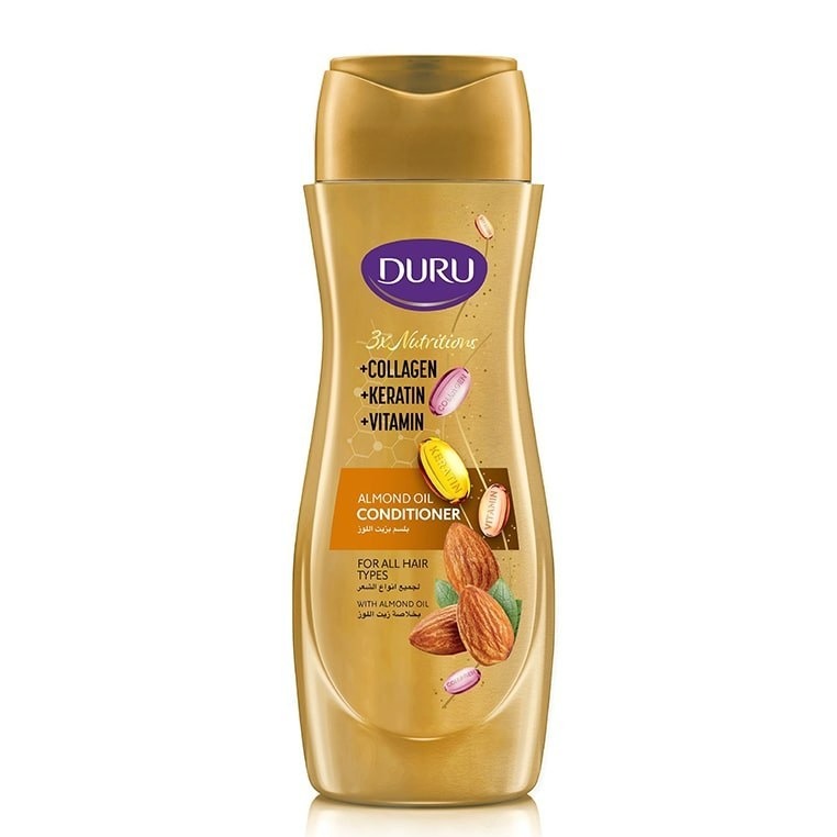 شامپو سر دورو DURU مناسب انواع مو با عصاره روغن بادام حجم 600 میل