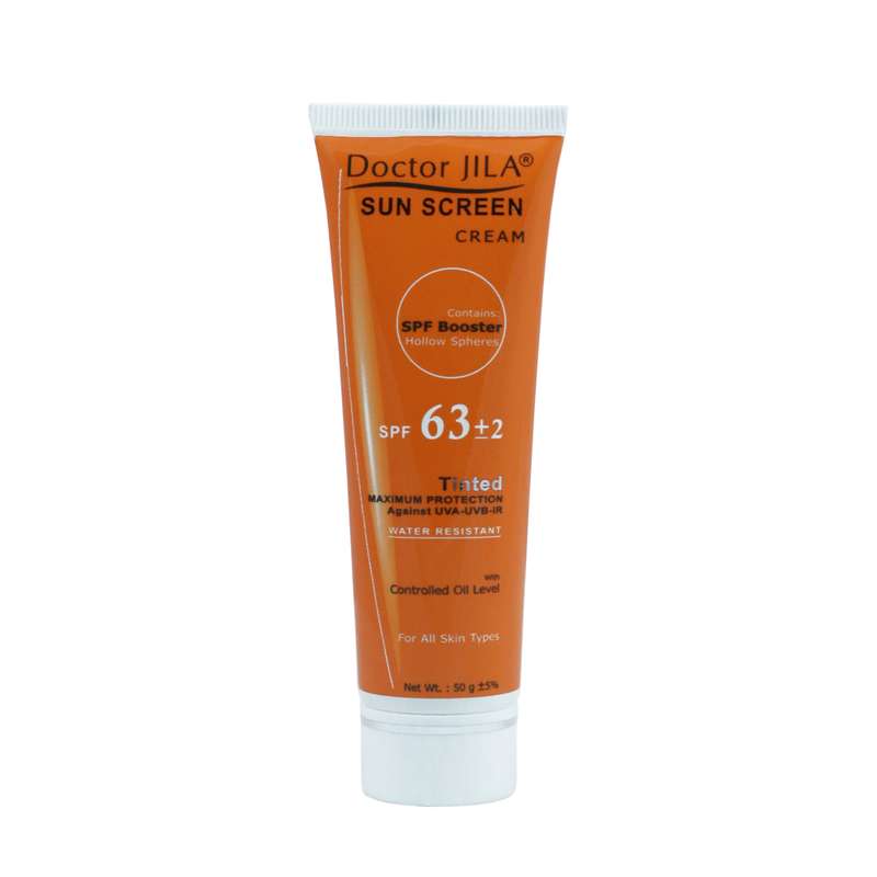 کرم ضد آفتاب دکتر ژیلا مدل Tinted با Spf 63 حجم 50میلی لیتر