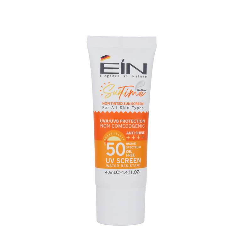 کرم ضد آفتاب بی رنگ ای آی ان SPF50 مدل anti shine مناسب انواع پوست حجم 40 میلیلیتر