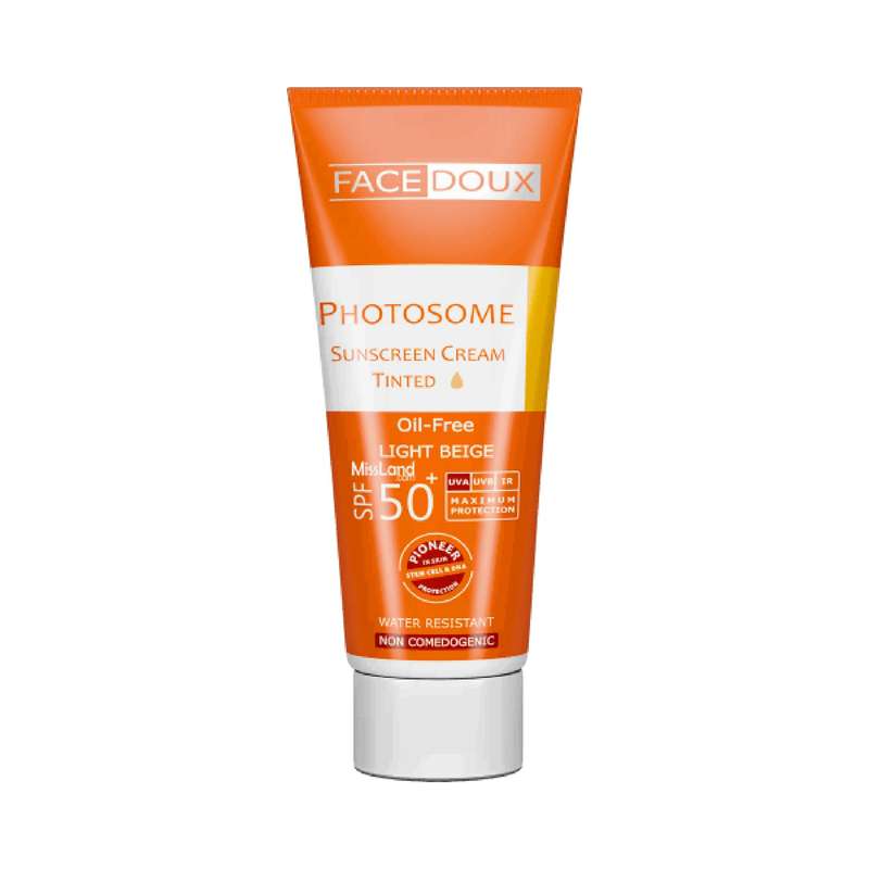 کرم ضد آفتاب فیس دوکس سری فتوزوم مدل +light Beige Spf50 حجم 40 میلی لیتر