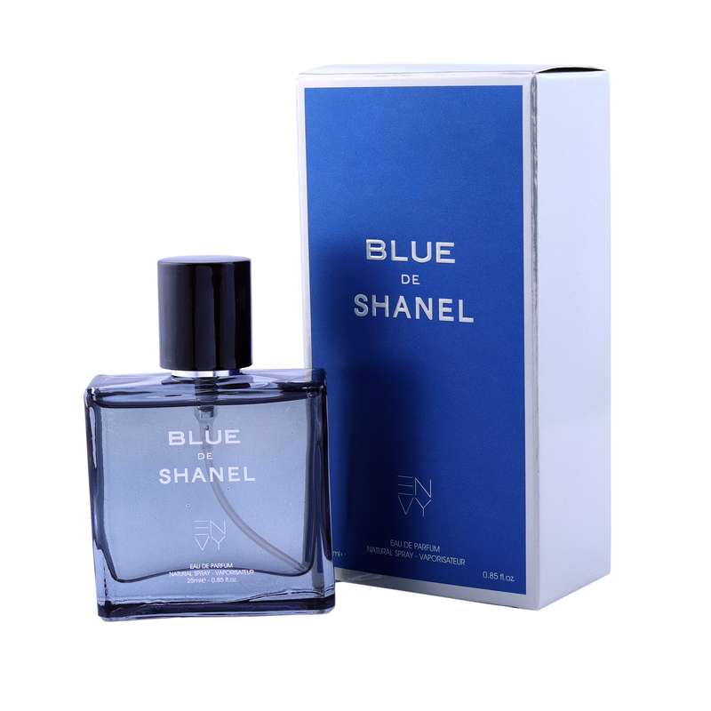 عطر جیبی مردانه ان وی مدل بلو چنل حجم 25 میلی لیتر