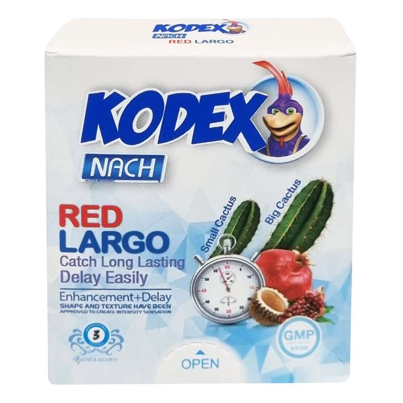 کاندوم کدکس مدل largo بسته 3 عددی