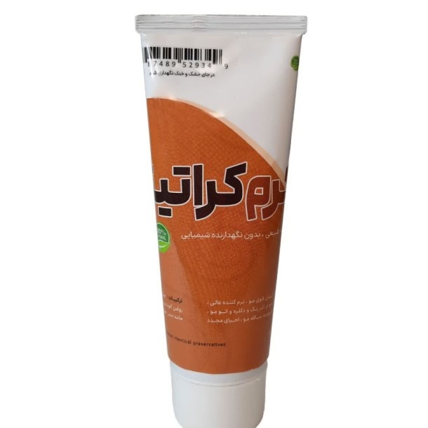 کرم کراتینه مو تیوپی (80 گرم) تقویت ساقه مو حالت دهنده و لخت کننده مو