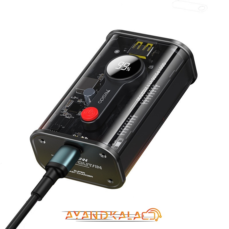 پاوربانک یسیدو مدل YP-35 ظرفیت 10000 میلی آمپر ساعت