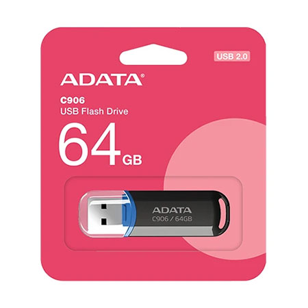 فلش مموری ای دیتا USB2.0 مدل C906 ظرفیت 64 گیگابایت