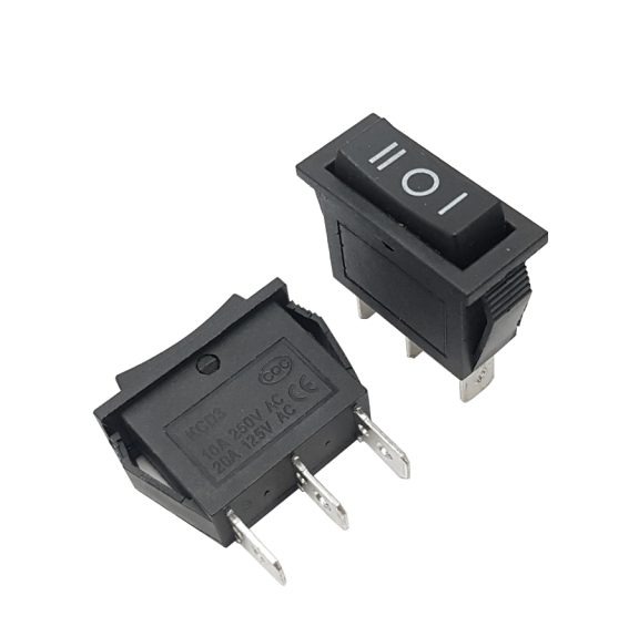 کلید راکر سه حالته 3 پین باریک KCD3-103