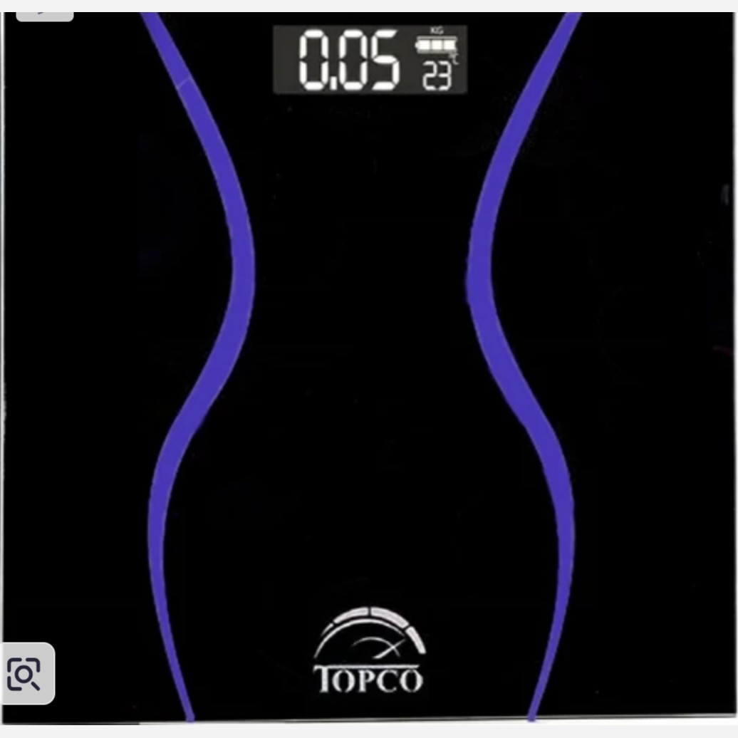 ترازو دیجیتال شیشه ای خانگی تاپکو TOPCO