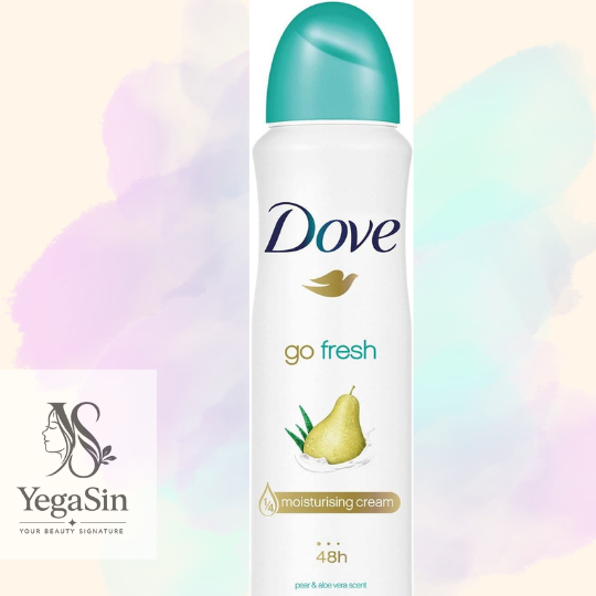 اسپری ضد تعریق زنانه داو Dove Go Fresh Pear + Aloe Vera 48H حجم 250 میلیلیتر