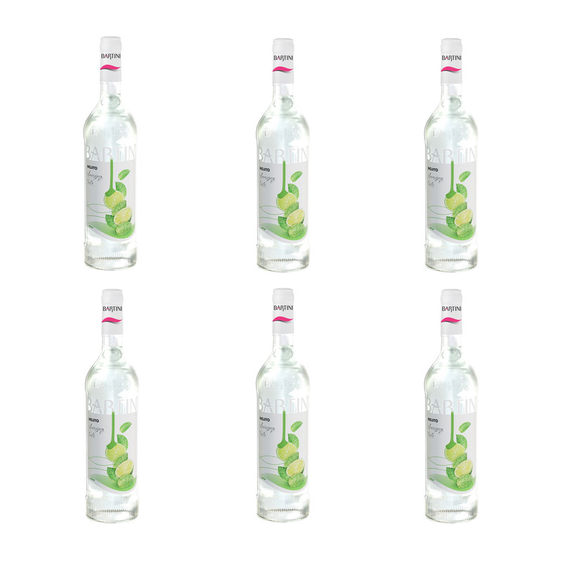 سیروپ موهیتو بارتینی - 900 گرم بسته 6 عددی