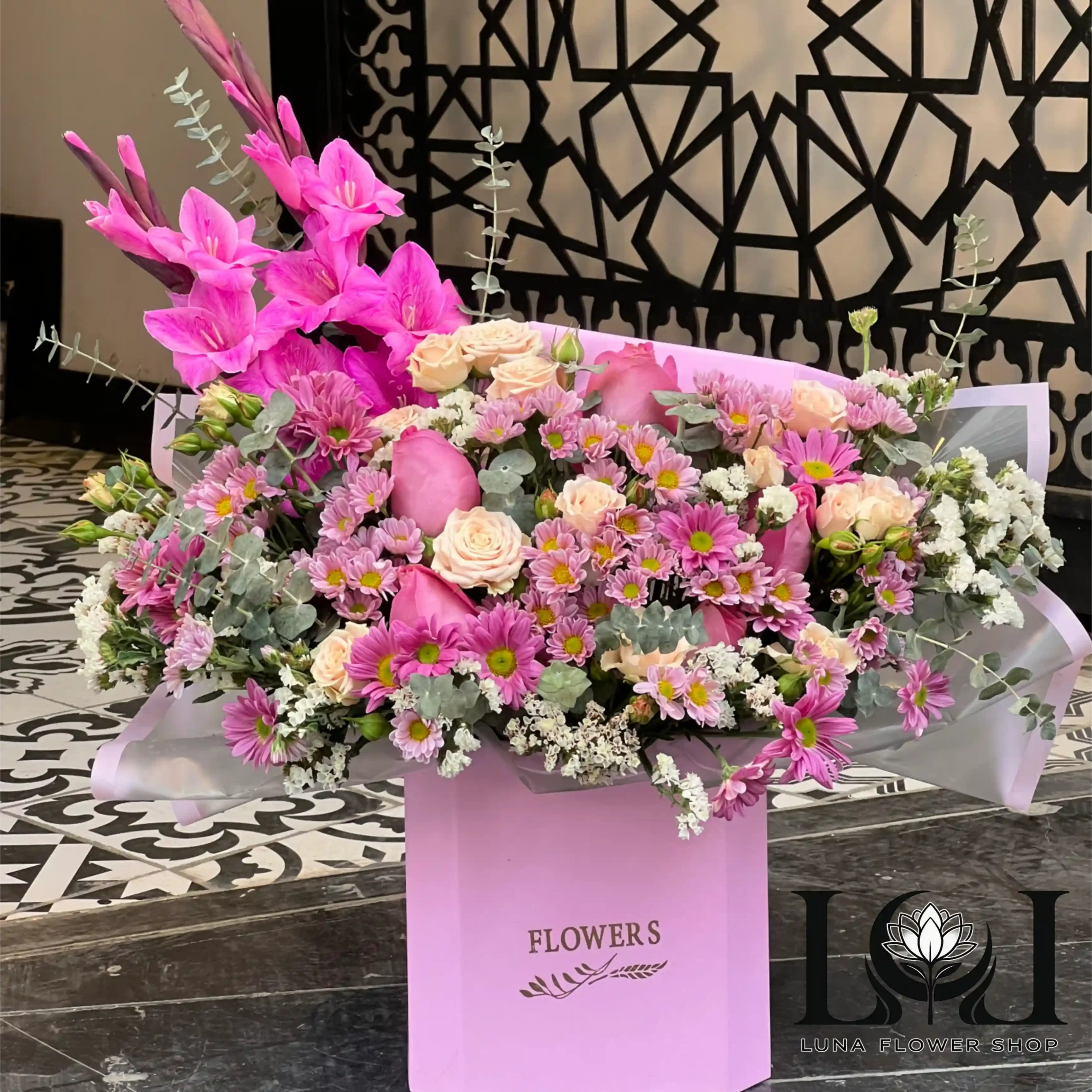 باکس گل کلاهدار BL136