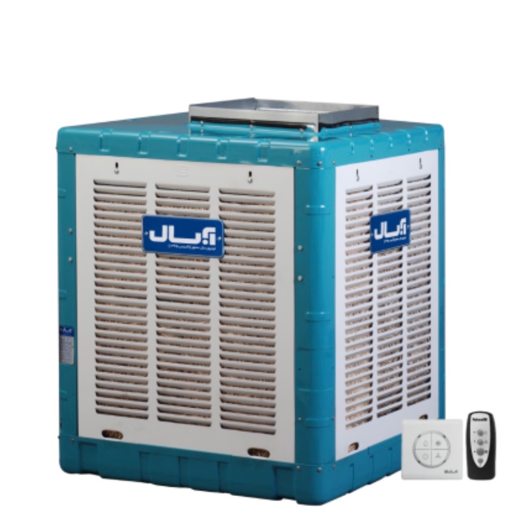 کولر آبی آبسال خروجی از بالا (مجهز به کلید الکترونیک و ریموت) مدل AC38R (به همراه پس کرایه)