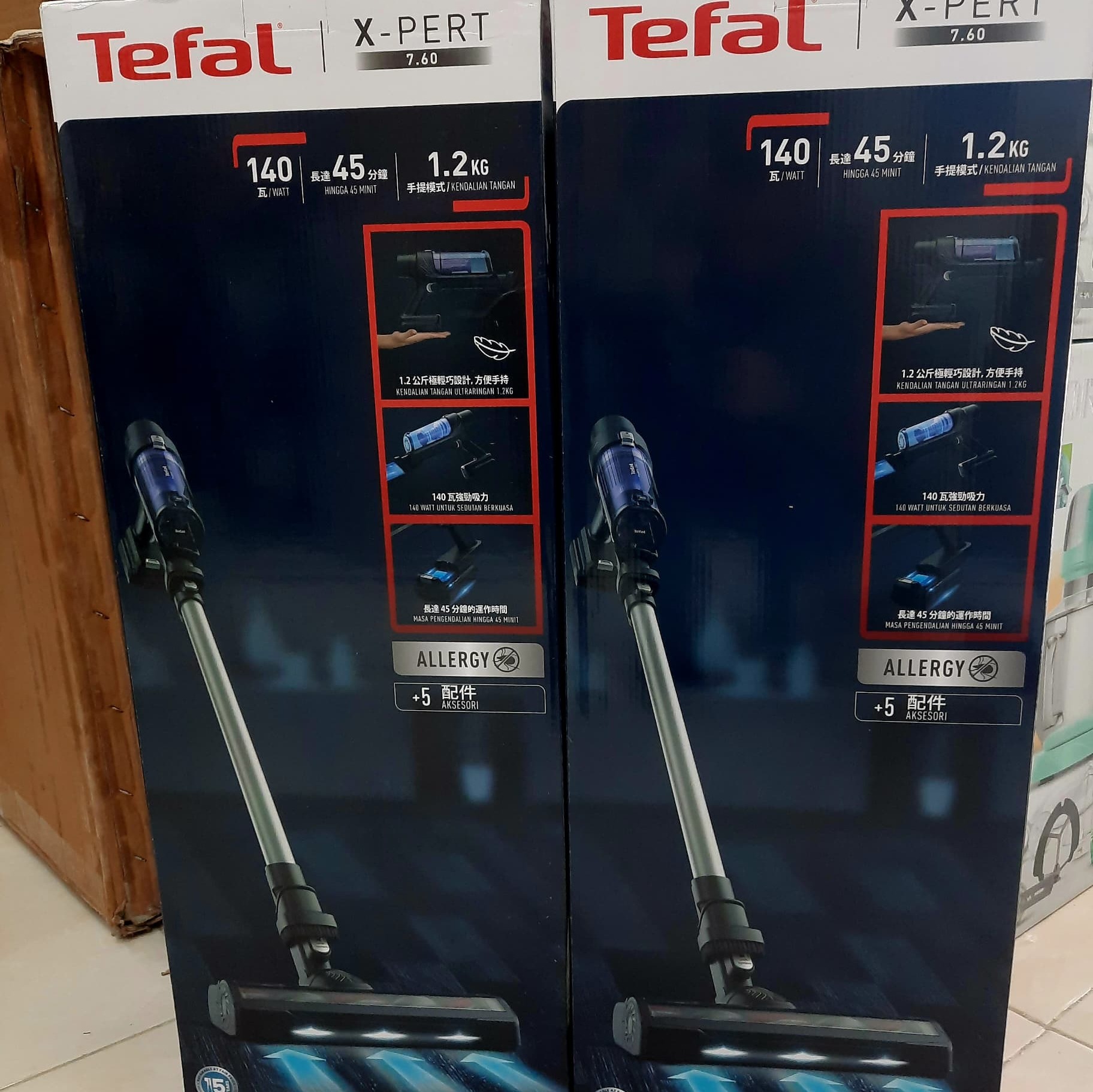 جاروشارژی تفال مدل Ty6a35 (پس کرایه)