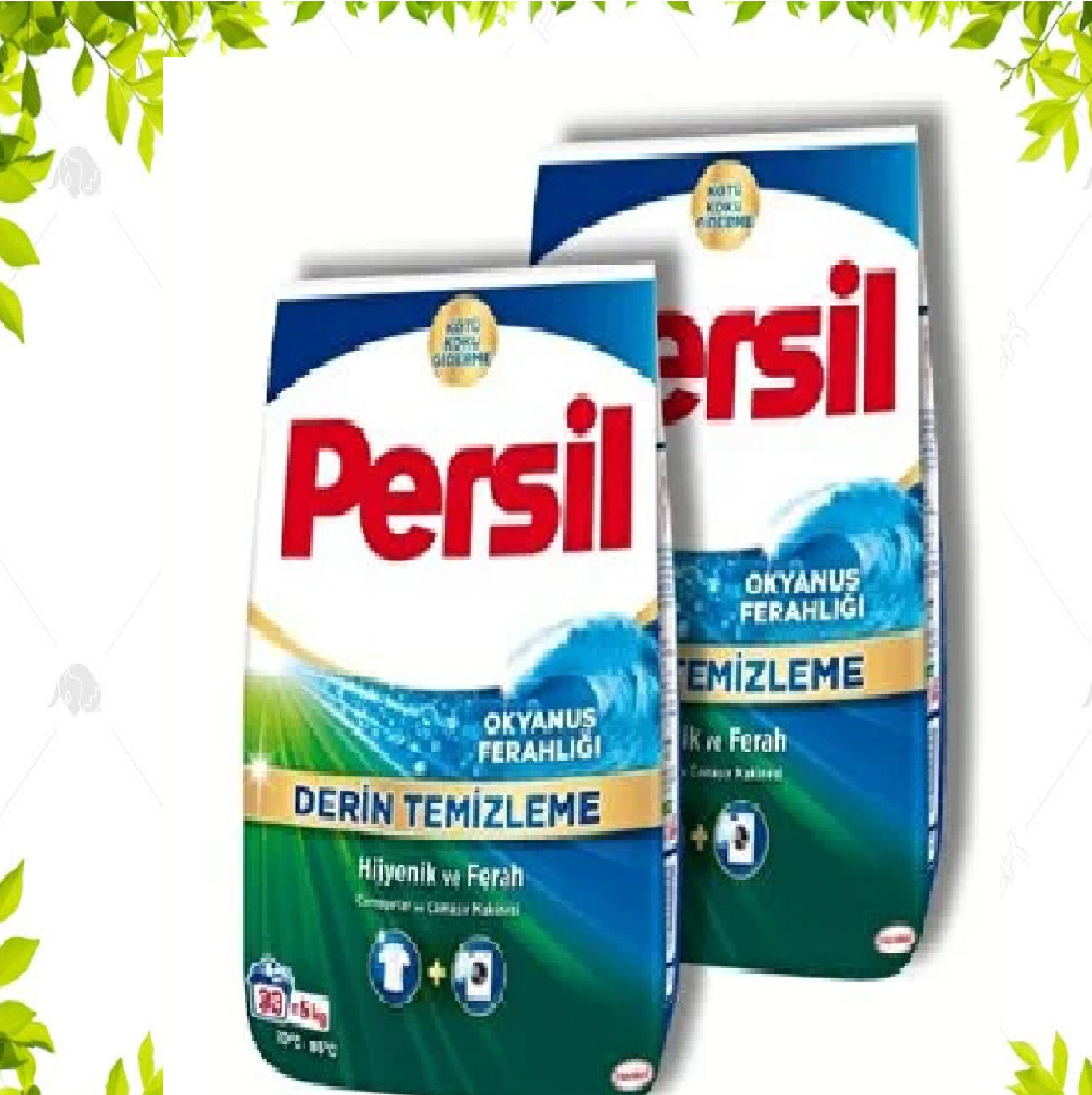 پودر ماشین لباسشویی پرسیل 5کیلویی رایحه اقیانوس(ساخت کشور ترکیه)