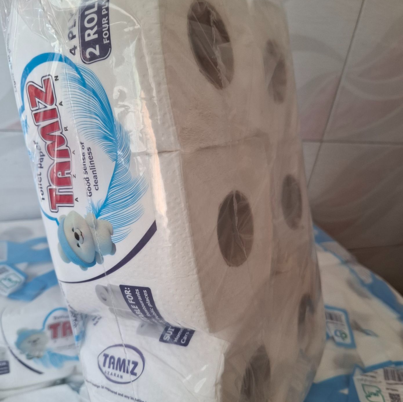 دستمال کاغذی 6 رول 4 لایه tamiz