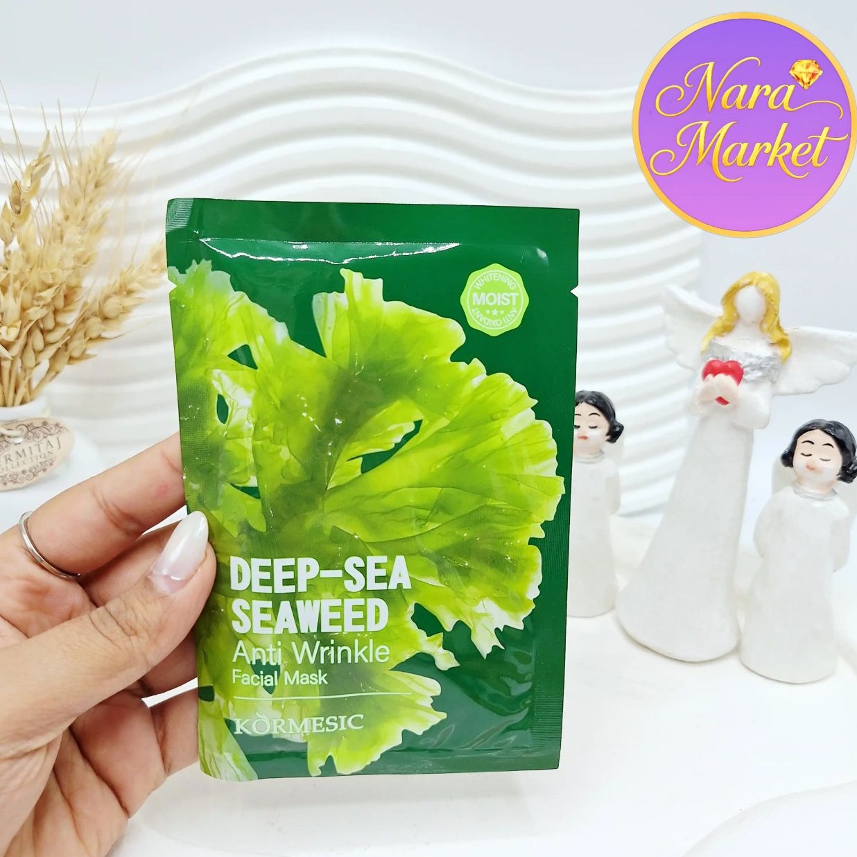 ماسک ورقه ای ضد چروک جلبک دریایی برند KORMESIC کد 3807 