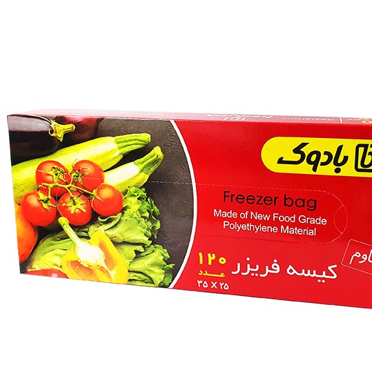 کیسه فریزر 35*25 بادوک (120عددی) کد 4120