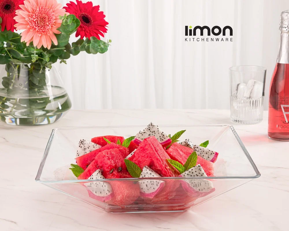 میوه خوری لیمون شیشه ای مربع کد 225300 (پس کرایه)
