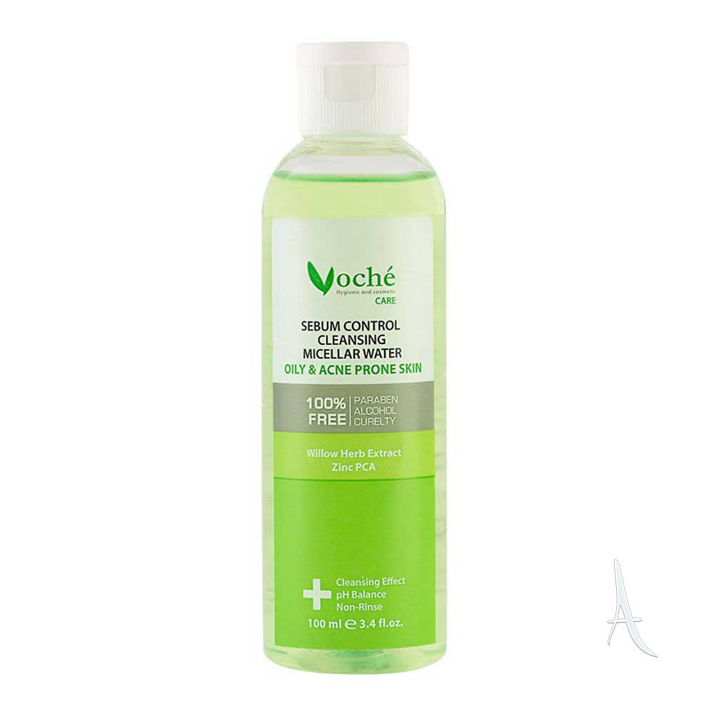محلول پاک کننده آرایش وچه مخصوص پوست چرب و مستعد آکنه100ML