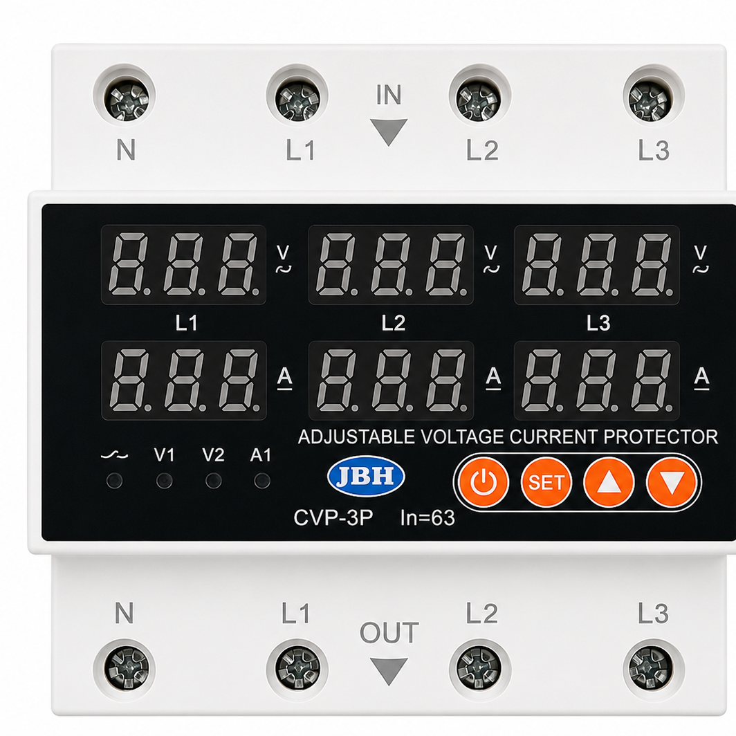 محافظ ولتاژ جریان سه فاز jbh