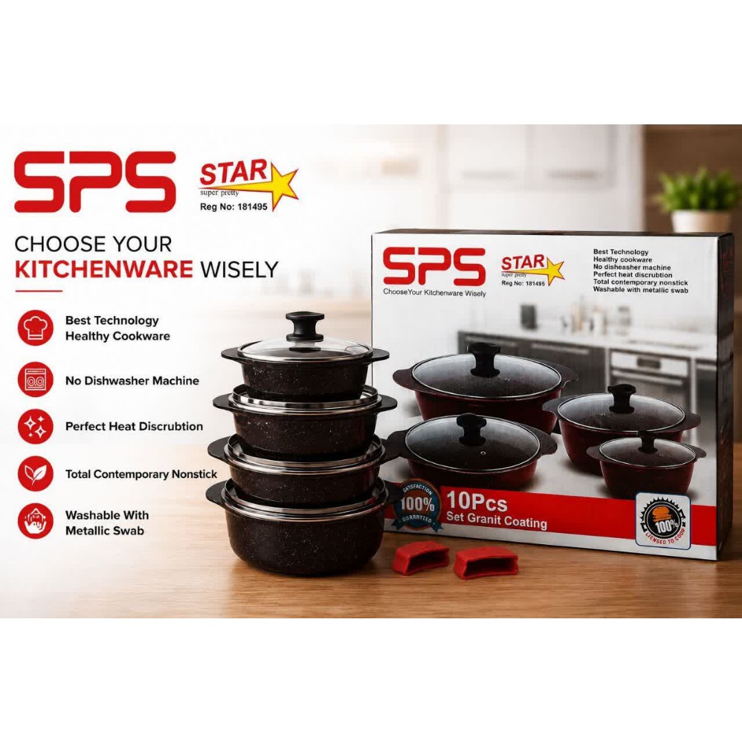 قابلمه 10 پارچه sps داخل گرانیت