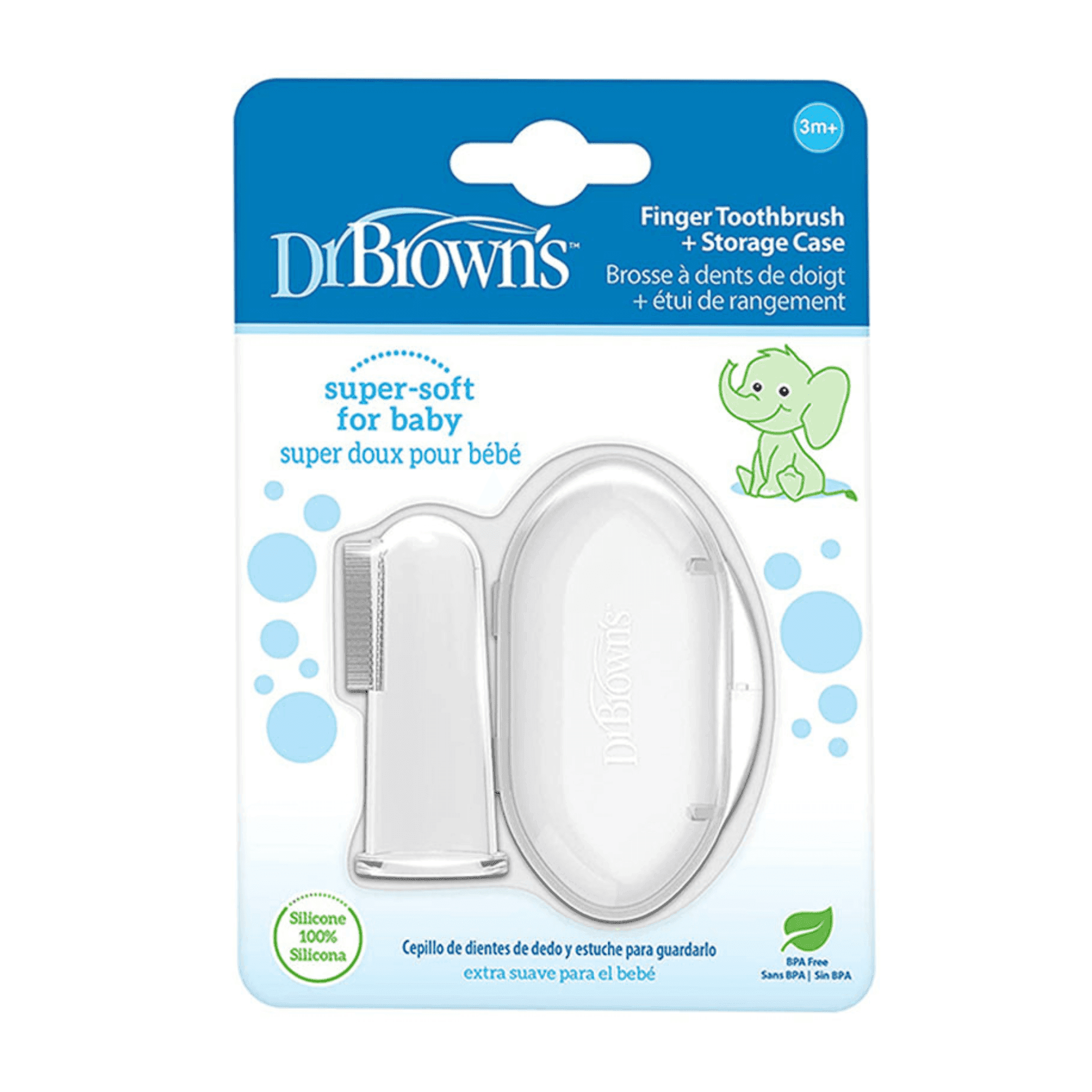 مسواک انگشتی قاب دار دکتر براون Dr Brown's