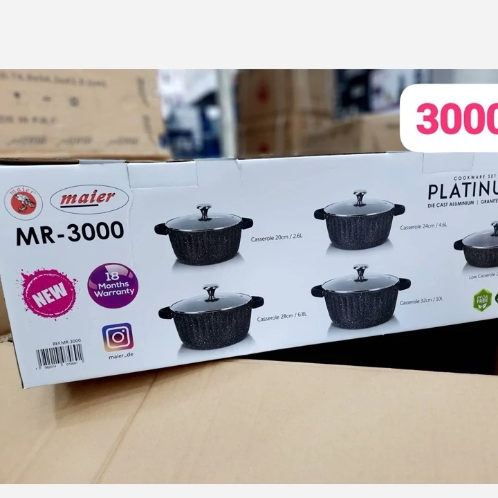 دیگ سرویس قابلمه 10تکه مایر مدل 3000