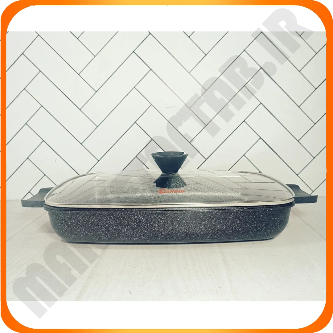 تابه فر 36 دورو گرانیت مشکی درب پیرکس کاندید