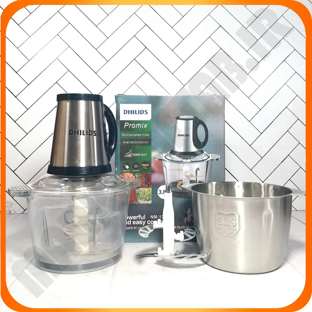 خردکن 3500 وات دو تیغه دو مخزنه nm-1384 فیلیپس