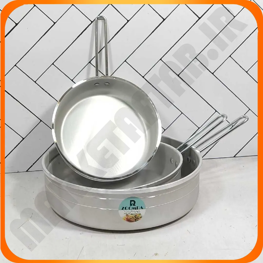 سرویس 3 تابه کاسیو تکدسته فلزی زومبا