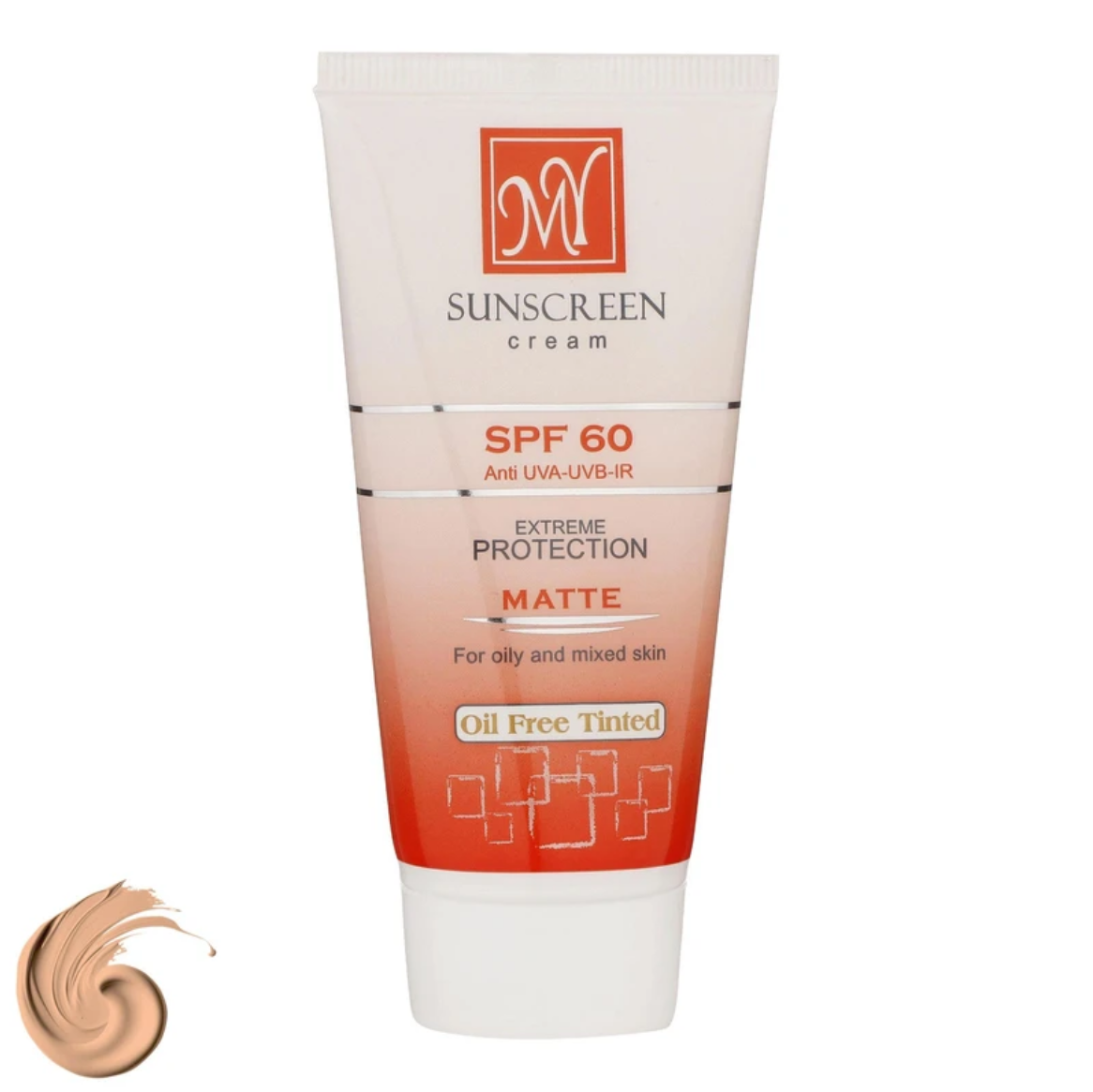 کرم ضد آفتاب رنگی مای SPF60 حجم 50 میلیلیتر مناسب پوست چرب و مختلط، کنترل ترشح سبوم، ضد چروک و ضد لک، محافظت در برابر UV