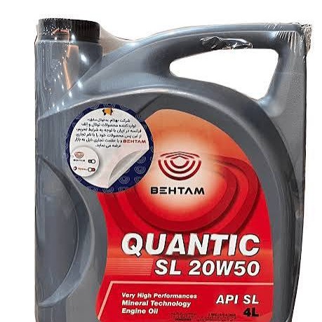 روغن موتور 4 لیتری SL پلاستیکی 20W50-بهتام توتال