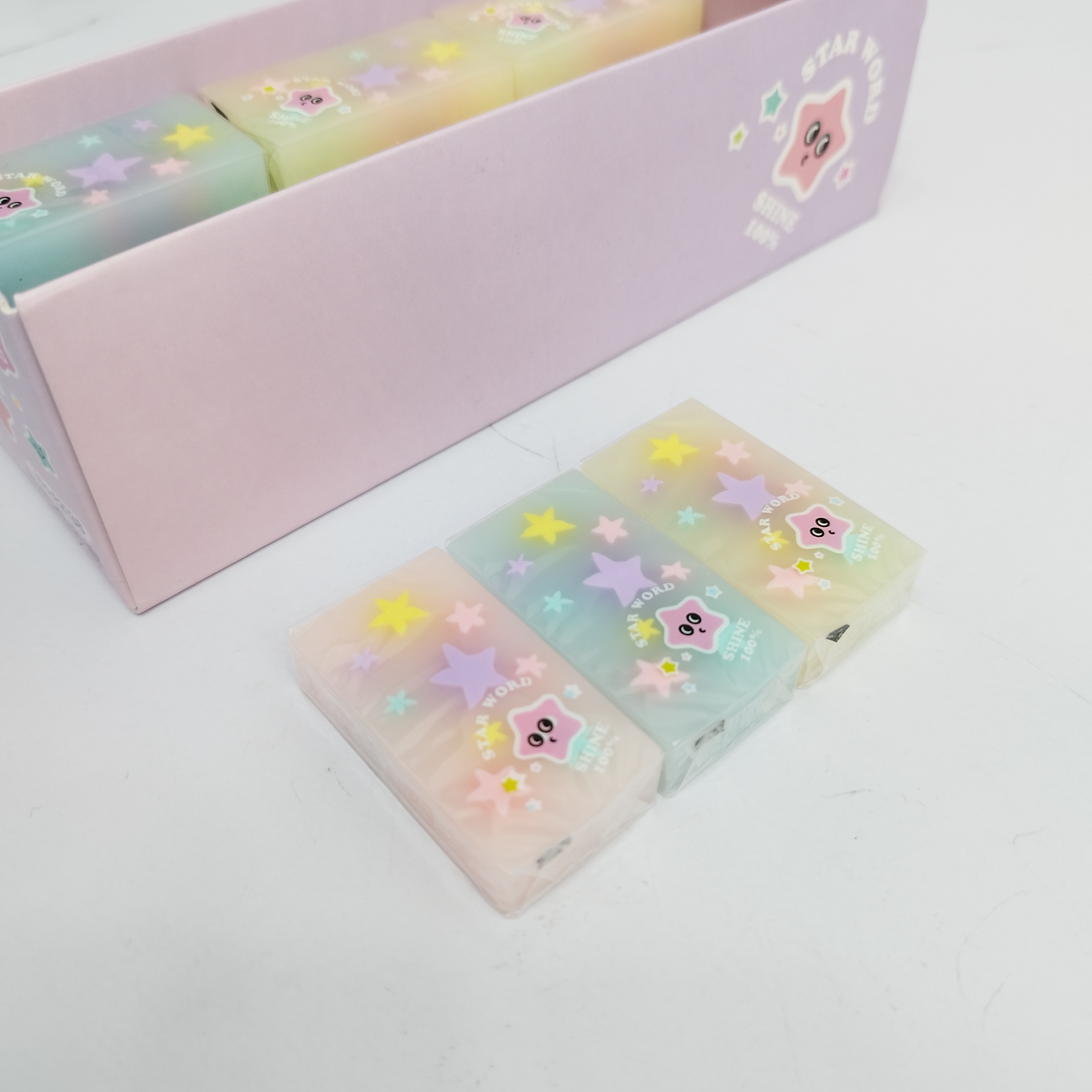 پاکن ژله ای مغزدار طرح ستاره 