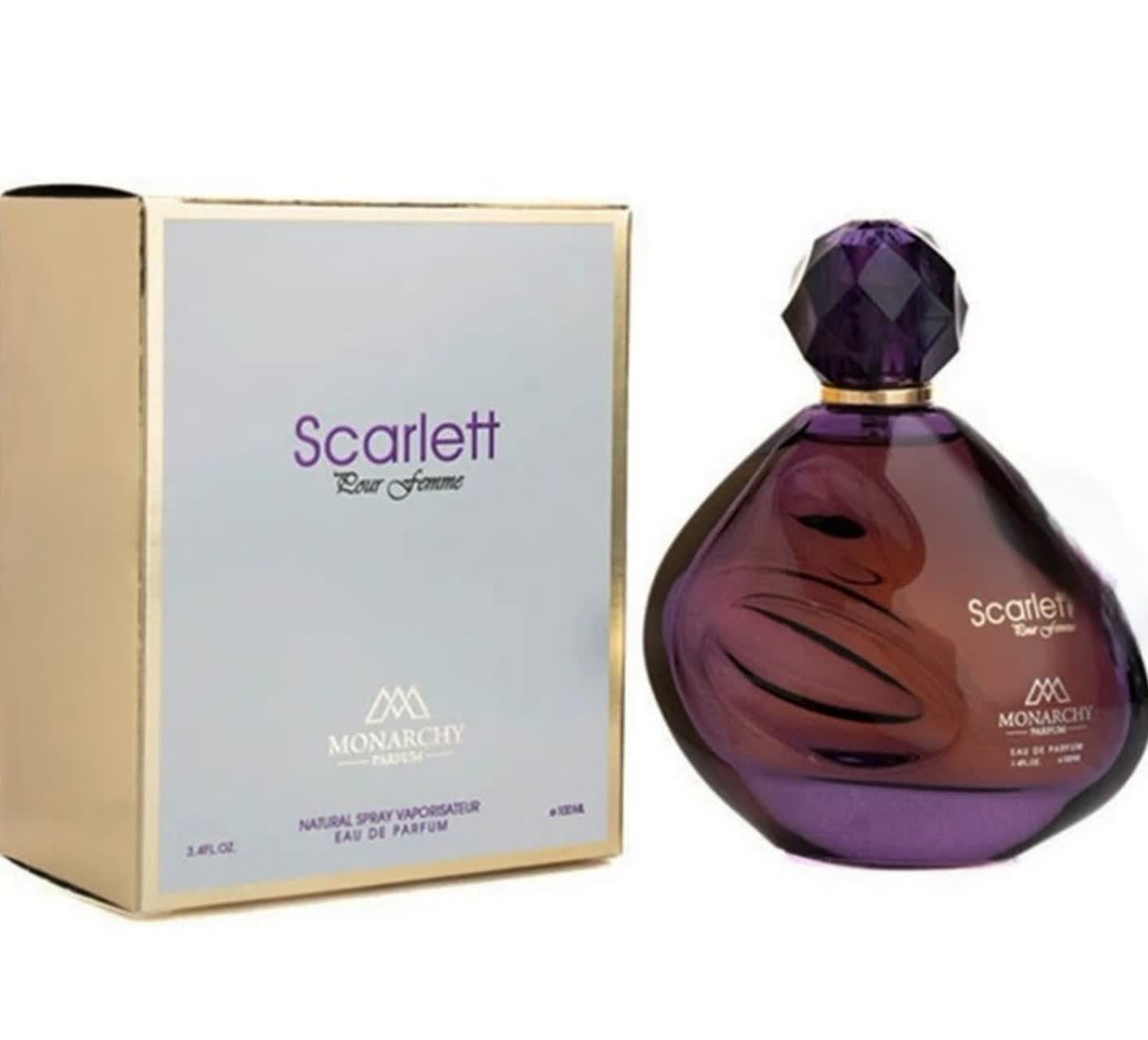 ادپرفیوم زنانه برند مونارچی اصلی مدل SCARLETT با رایحه تیری موگلر الیین