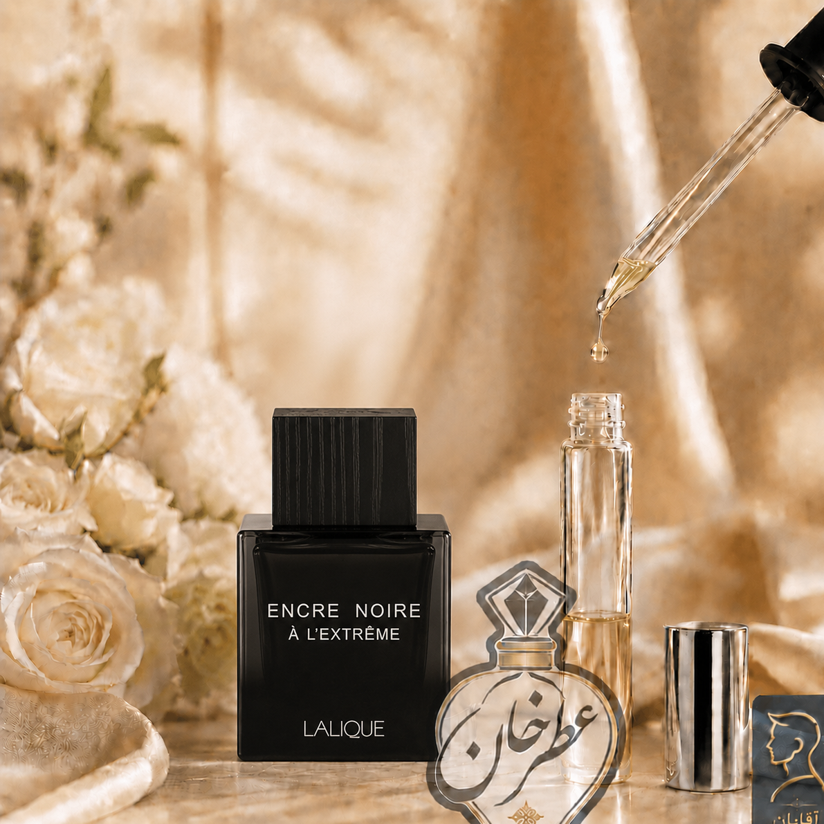عطر مردانه تلخ و چوبی لالیک بلک انکر نویر 