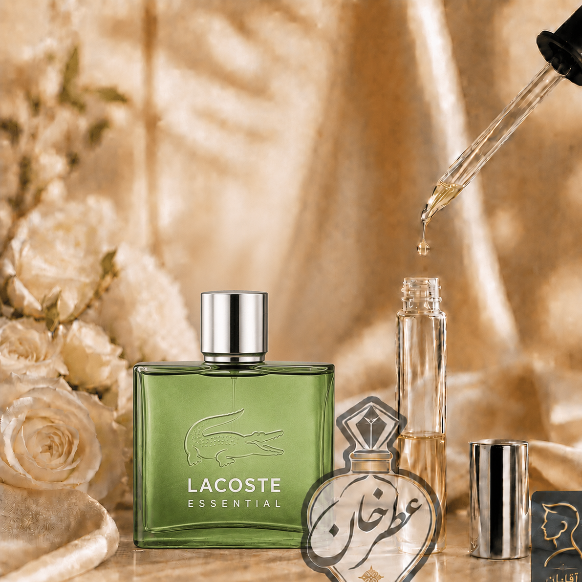 عطر مردانه خنک و سبز لاگوست اسنشیال یا سبز 