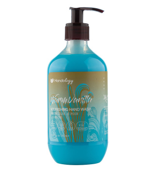 مایع دستشویی آنتی باکتریال کرمی با رایحه وانیل 500 میل هندولوژی Handology Warm Vanilla Creamy Hand Wash 500ml
