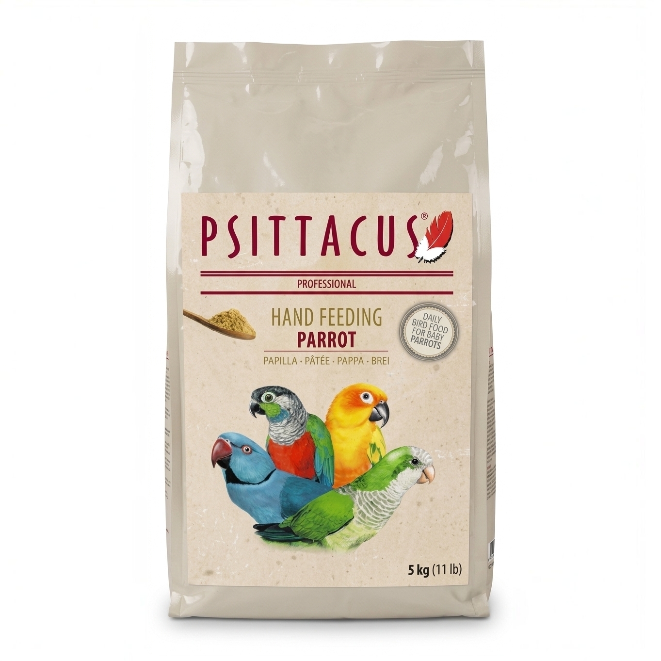 سرلاک طوطی سیتاکوس پروفشنال Psittacus Hand Feeding Parrot Professional