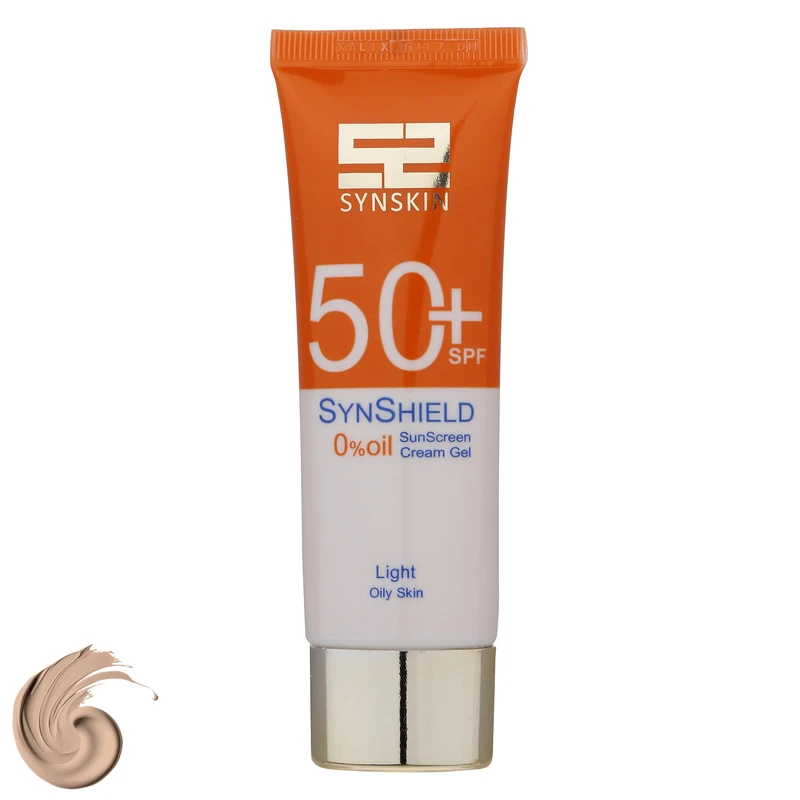 کرم ژل ضد آفتاب رنگی ساین شیلد برای پوست چرب +SPF 50 ساین اسکین | 50گرم