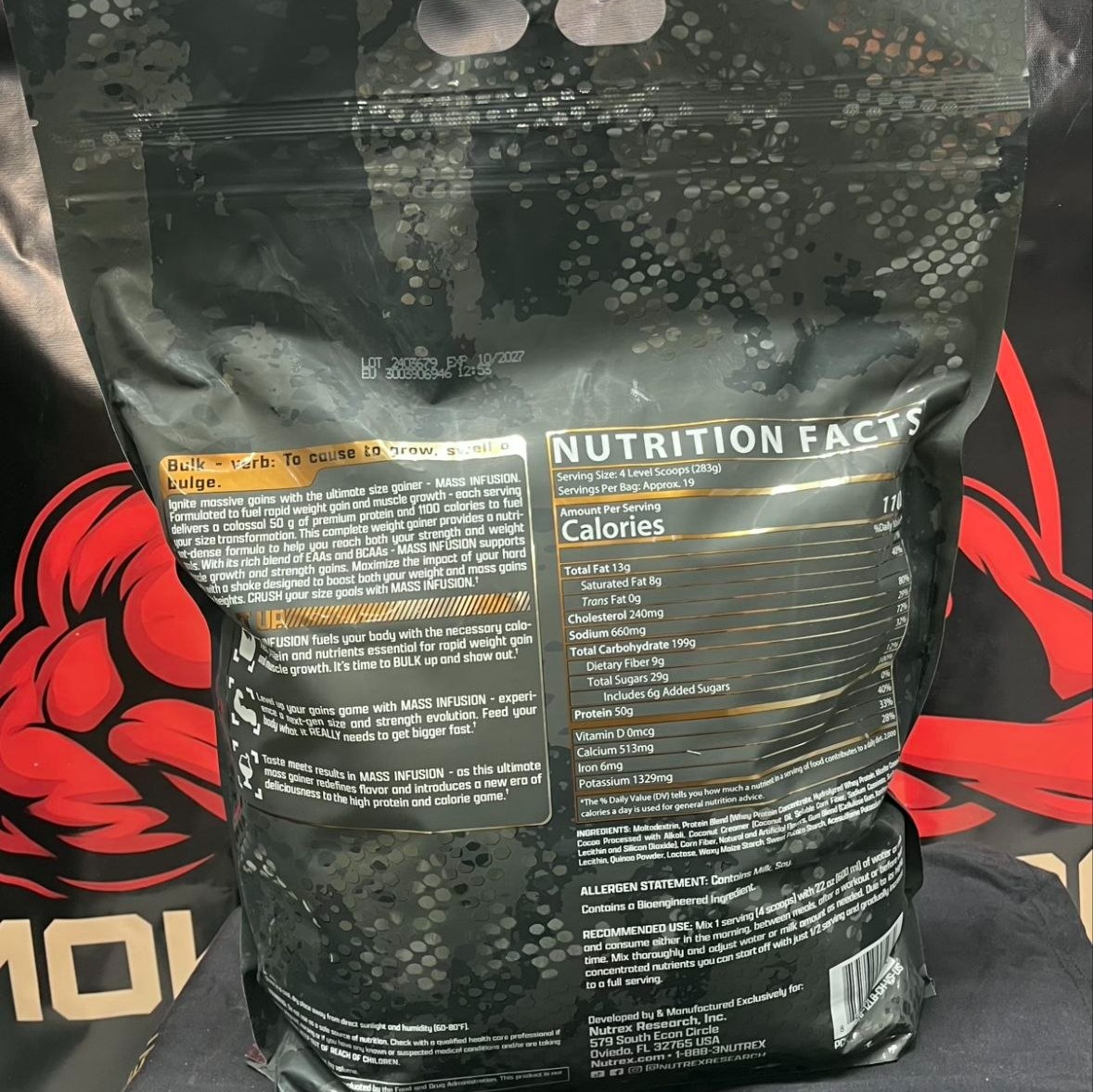 مس از برند NUTREX به وزن 5.4 کیلوگرم