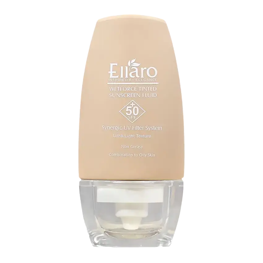 فلوئید ضد آفتاب رنگی پوست چرب و مختلط الارو +SPF50