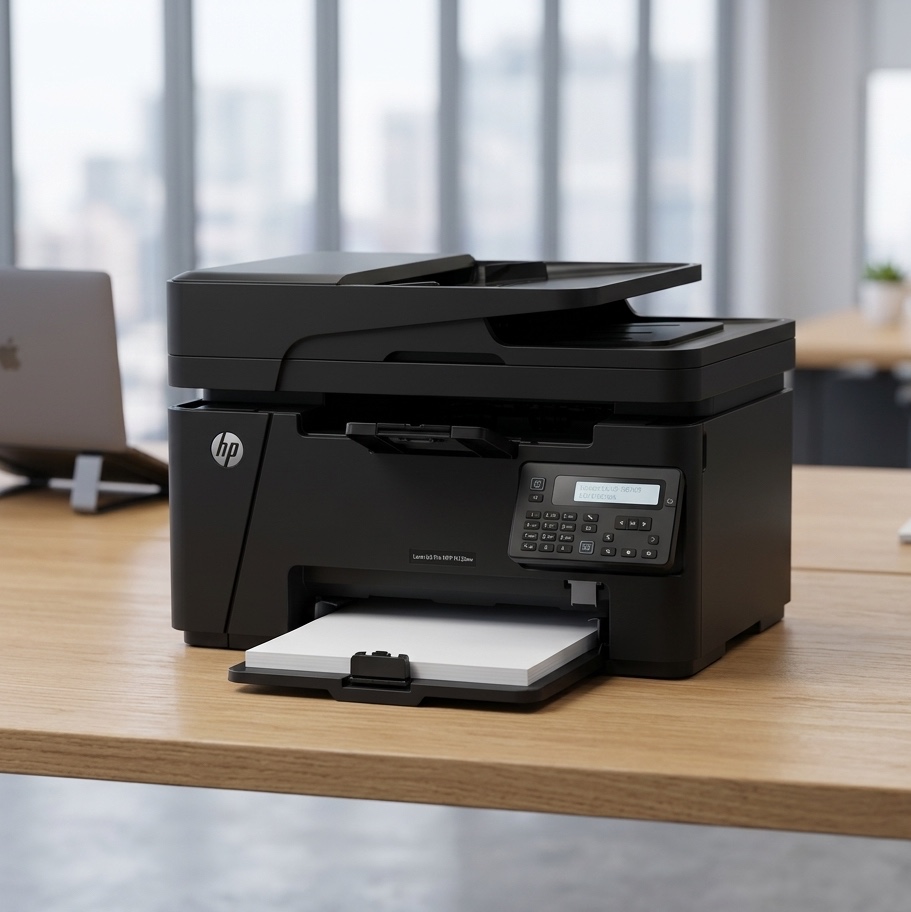 پرینتر چندکاره لیزری hp مدل M128FN سیاه و سفید