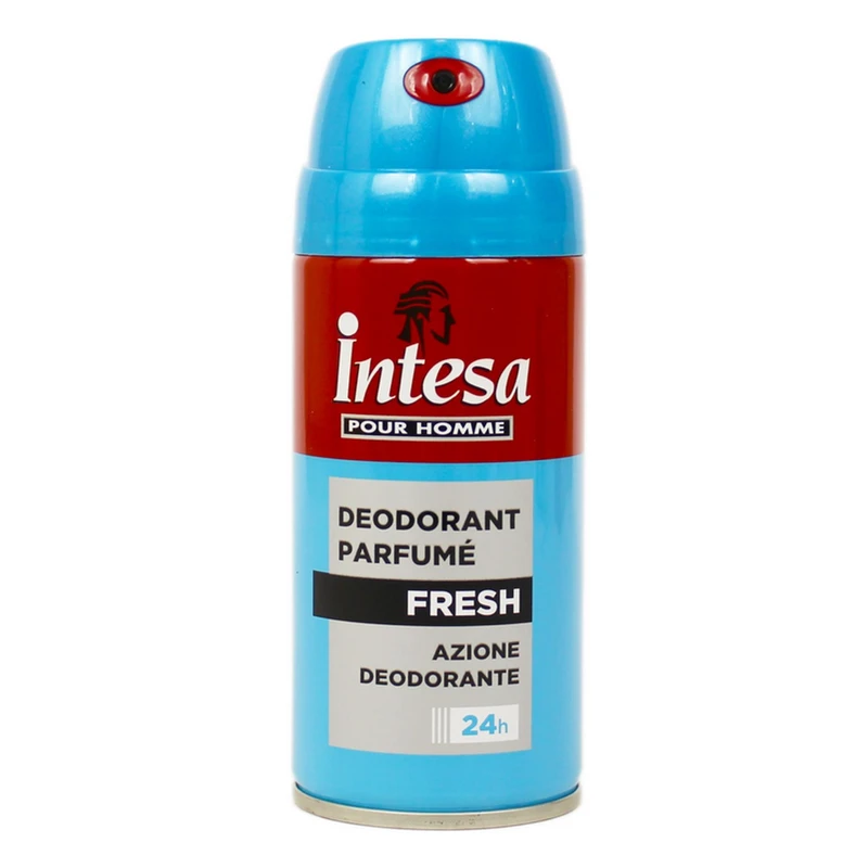 اسپری بدن مردانه اینتسا مدل Deodorant fresh 24h حجم 150 میلی لیتر