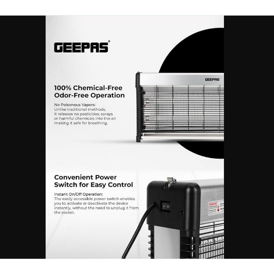 حشره کش برقی جیپاس مدل GBK25604 (2x20W)